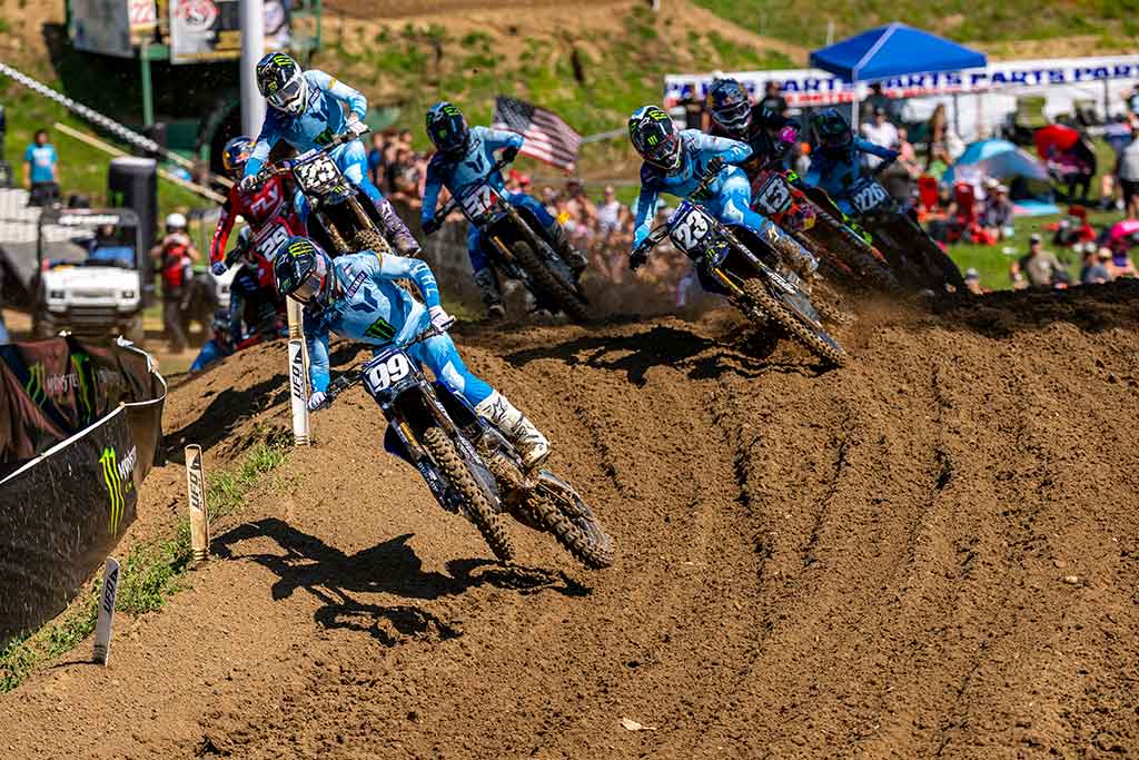 Moto podiums, championship drama, and another strong day from rookie Kayden Minear highlight Monster Energy Yamaha Star Racing’s Round 7 of the 250MX Championship in Minnesota