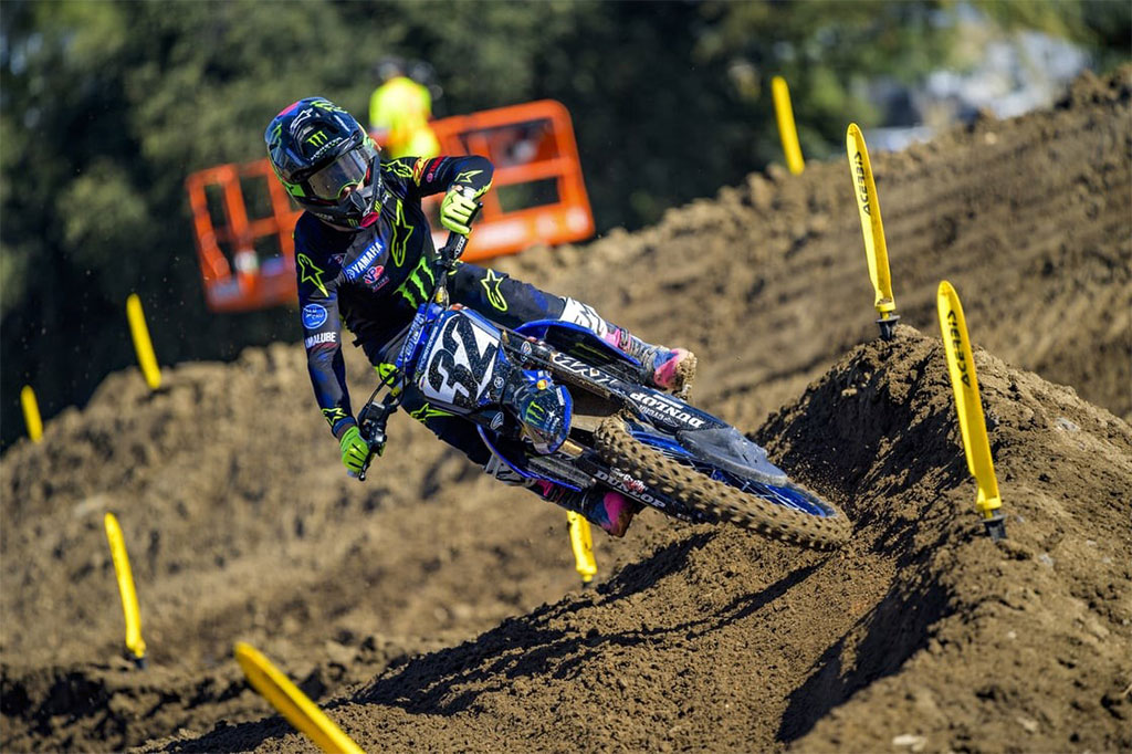 Monster Energy Yamaha Star Racing’s Justin Cooper earns a career-best result in the 450 class at Round 2 of the Pro Motocross Championship at the Hangtown Motocross Classic