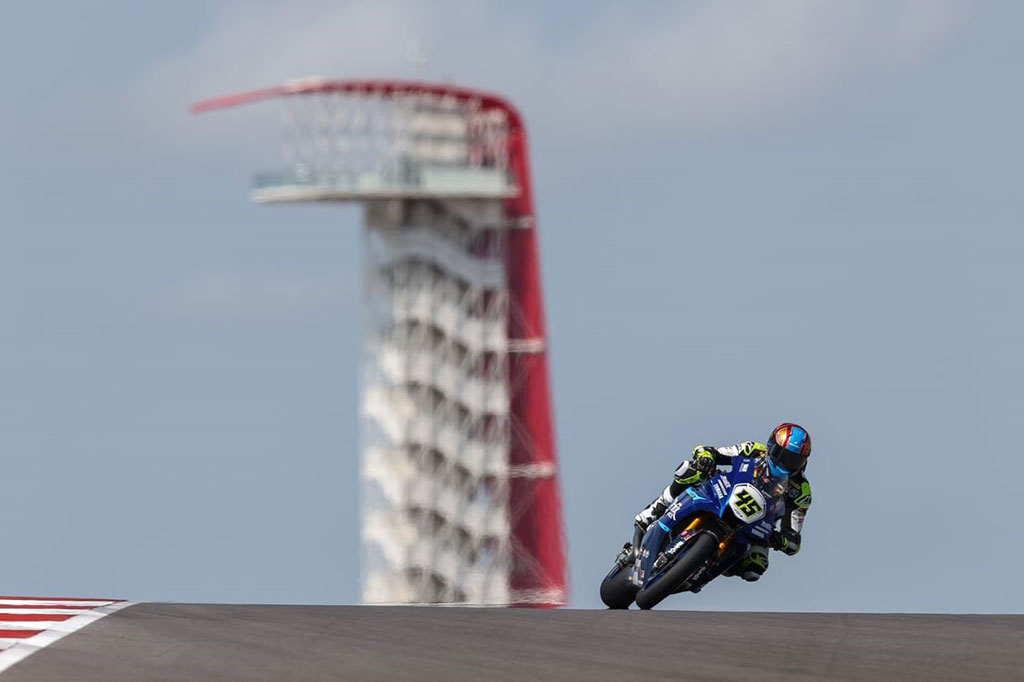 Petersen Rides to 11th in Superbike Race 1 at COTA image