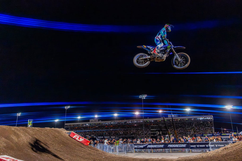 Monster Energy Yamaha Star Racing’s Nate Thrasher ends the year fourth in the 250SMX Championship at a drama-filled season finale in Las Vegas