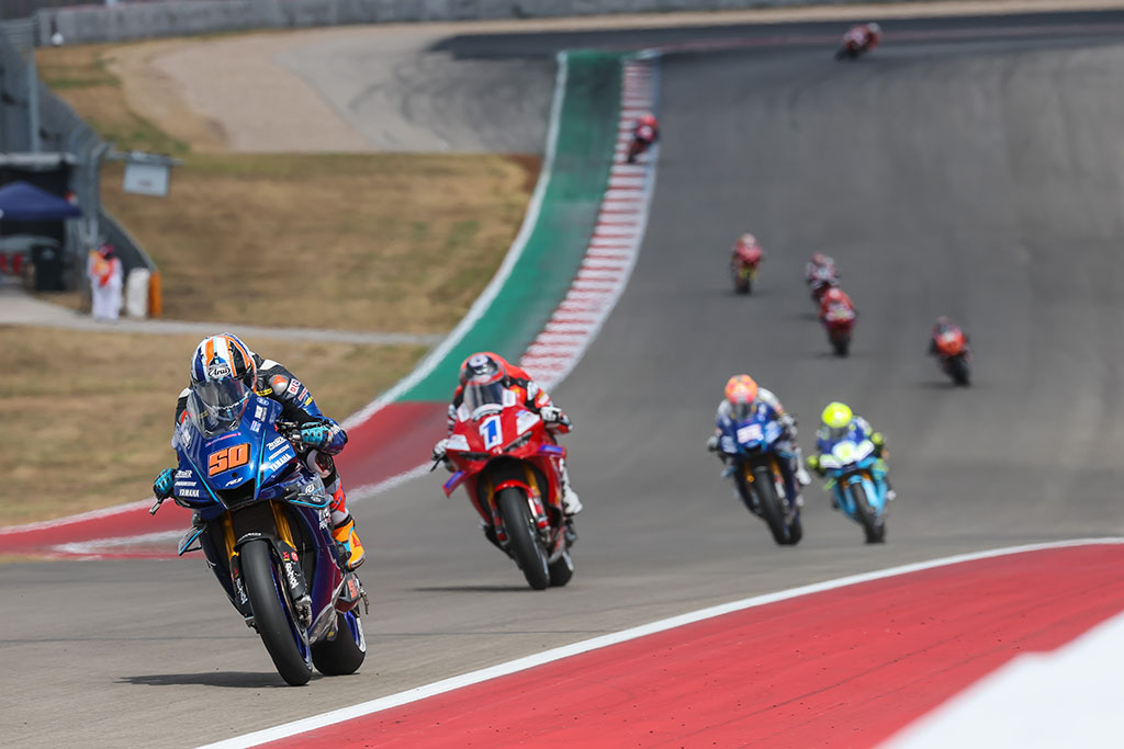 Attack Performance Progressive Yamaha Racing’s Bobby Fong gains ground in the MotoAmerica Superbike title fight with a podium finish and a Race 2 victory at the penultimate round in Texas