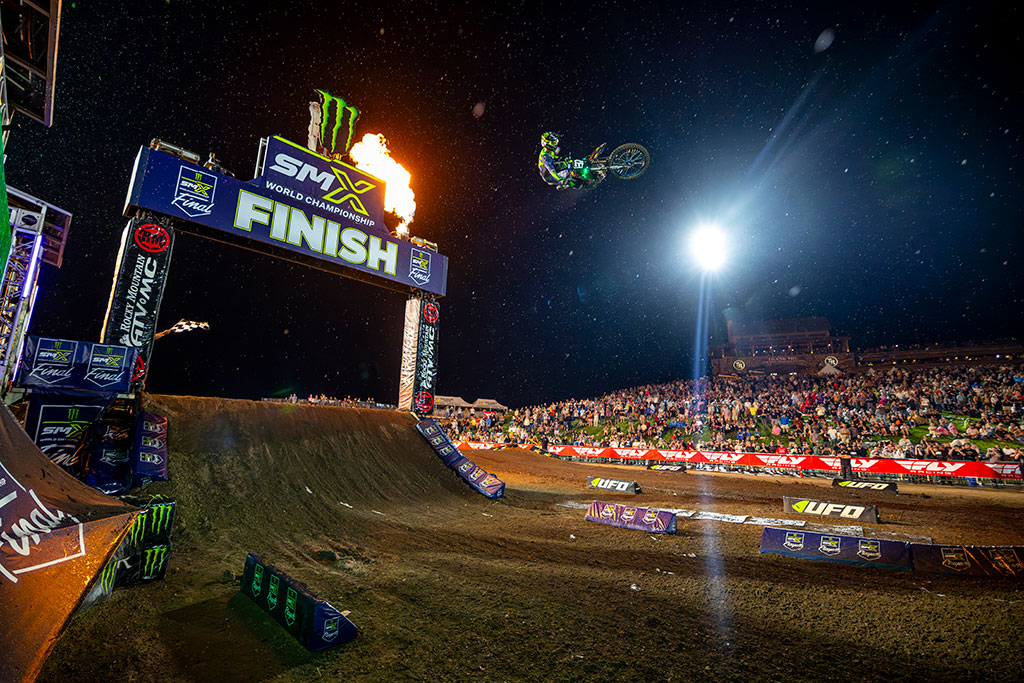 Monster Energy Yamaha Star Racing’s Cole Davies goes 1-1 for his first 250SMX overall victory, with rookie Landen Gordon joining him on the podium in third