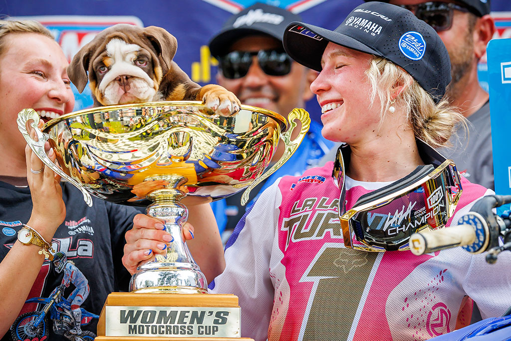 Altus Motorsports BLU CRU Yamaha’s Lachlan Turner overcomes adversity at the season finale to secure her third consecutive WMX Championship