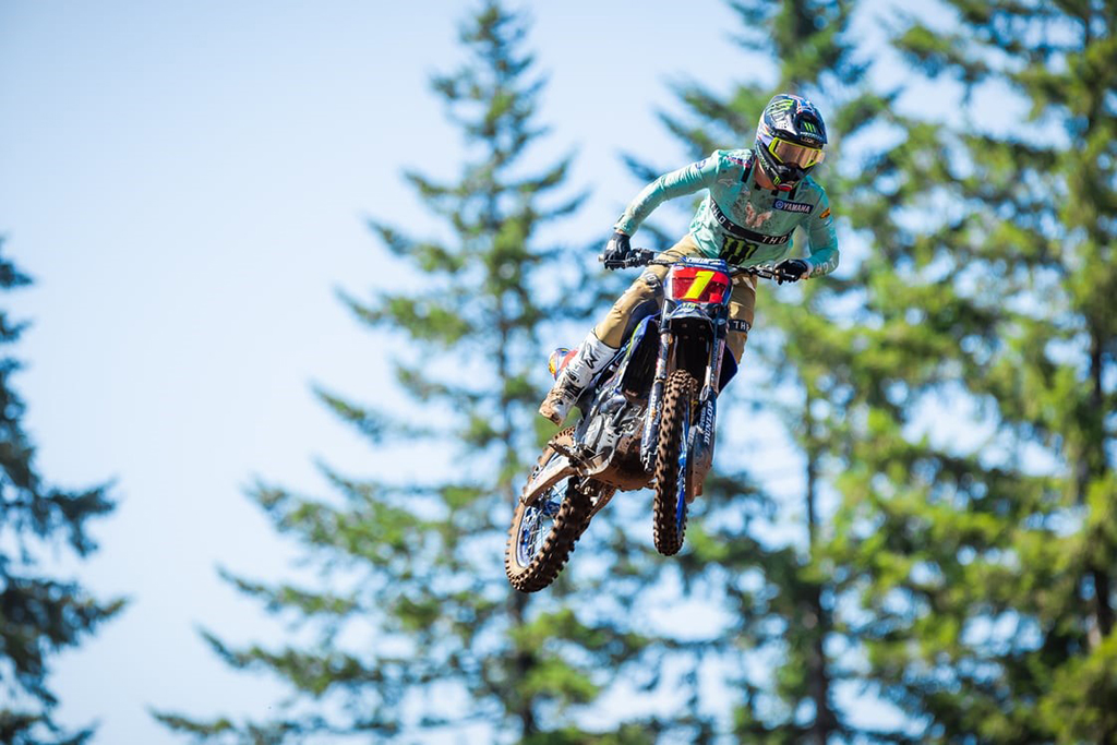 Monster Energy Yamaha Star Racing’s Haiden Deegan finishes second overall and maintains his 45-point lead in the 250MX Championship