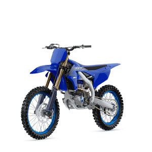 Blue YZ Motorcyle