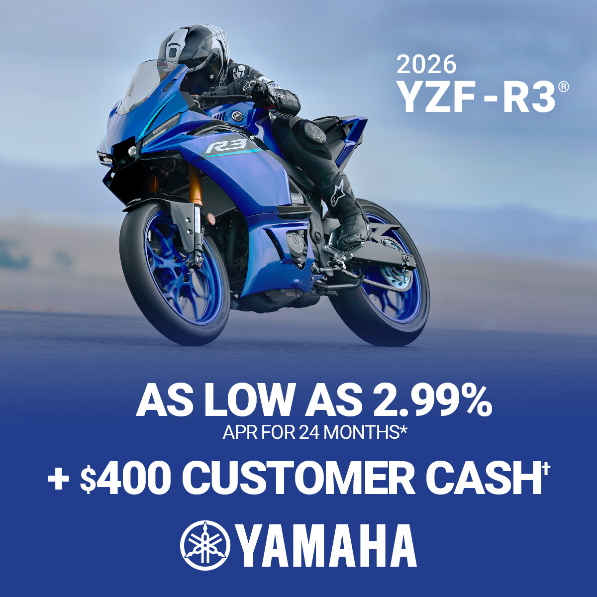 LET'S RIDE LET'S RIDE MT-07 - AS LOW AS 2.99% APR FOR 24 MONTHS*