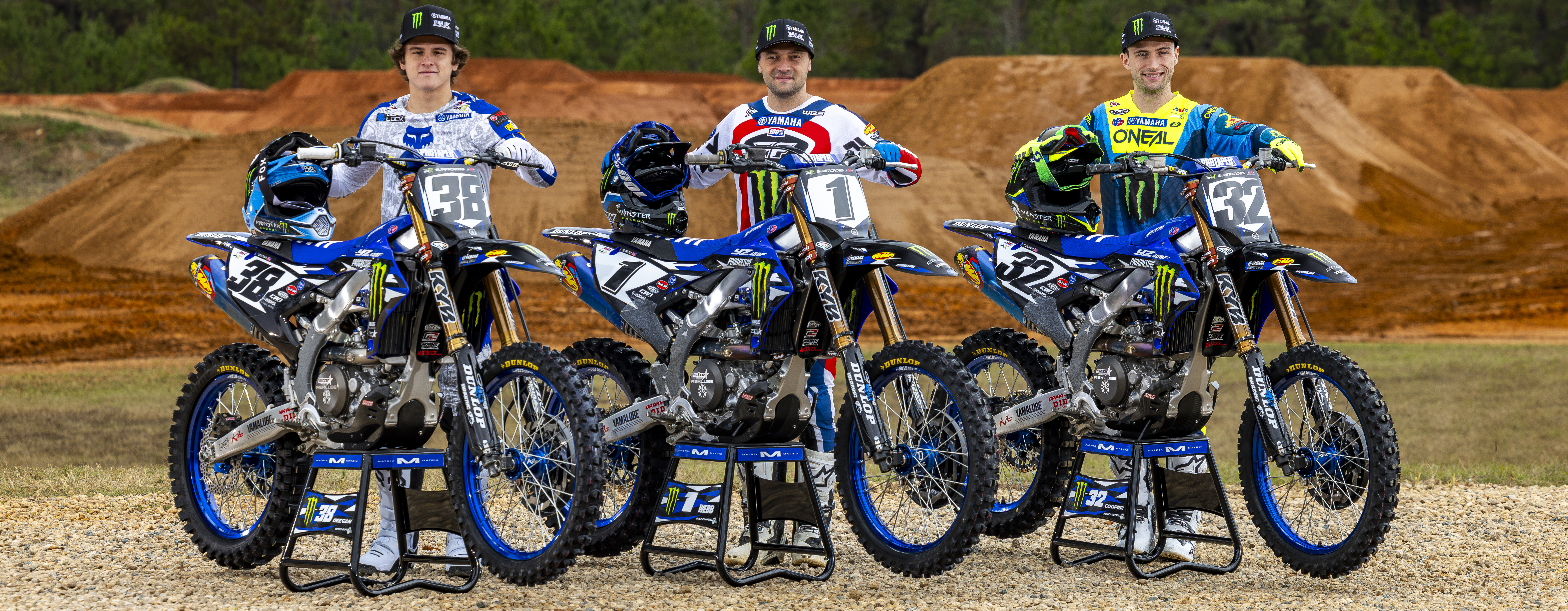 Monster Energy Yamaha Star Racing 450 Team photo