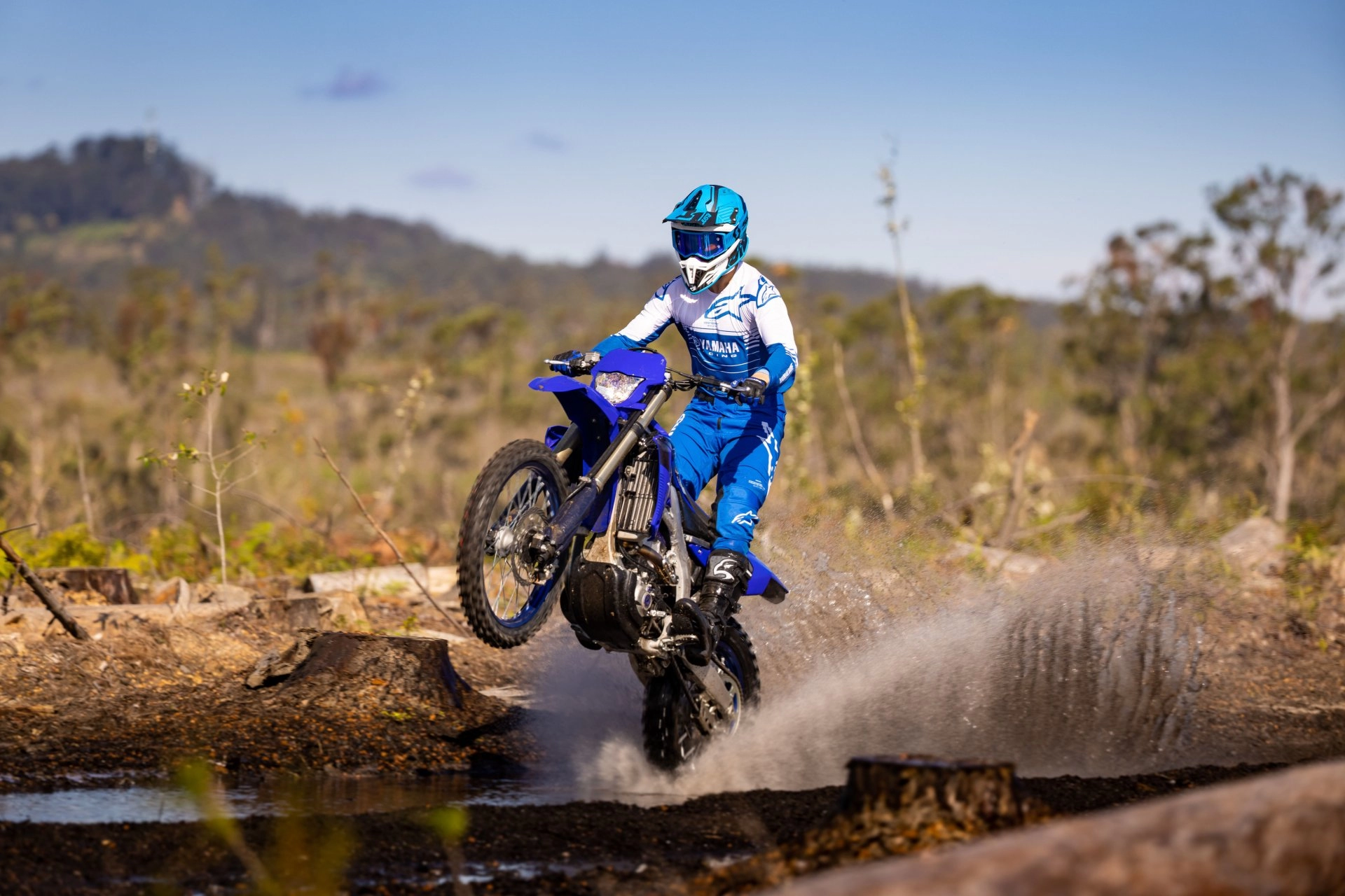 Yamaha wr250f езда