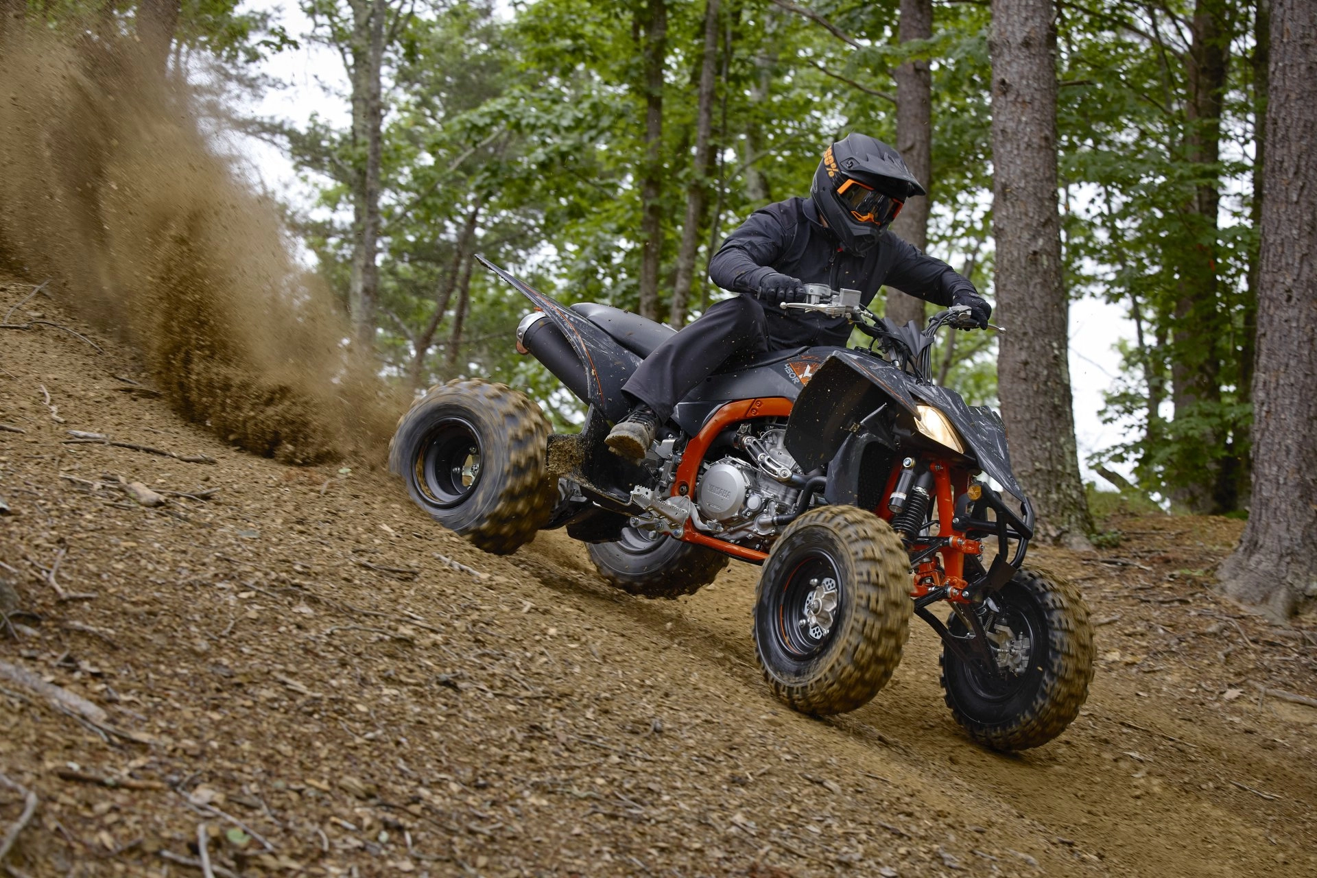 Yamaha yfz450r на дороге